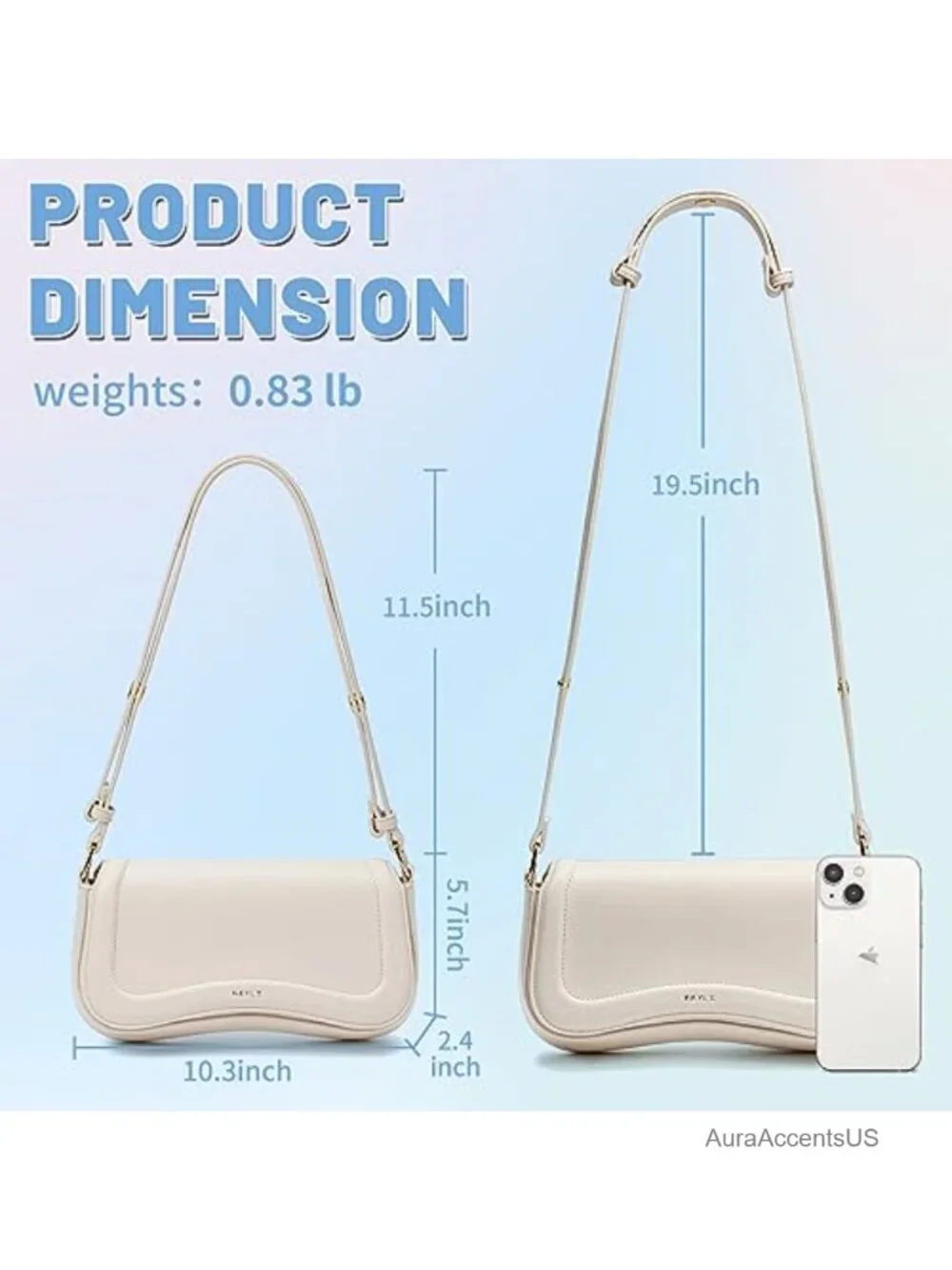 Waterproof Leather Hobo Crossbody Purse Shoulder Bag Clutch Tote